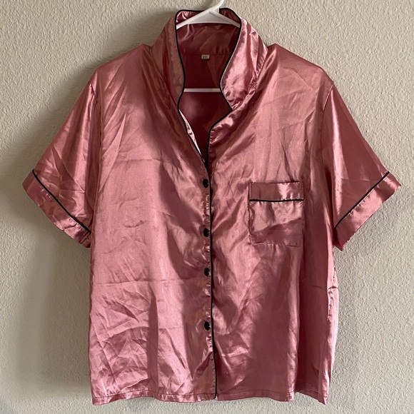 Satin Rose Pajama Set - Picture 4 of 12